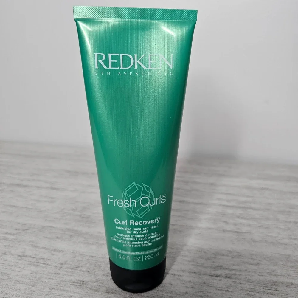 REDKEN Fresh Curls Curl Recovery Intensive Rinse-Out Mask Moisturizing NEW 8.5OZ